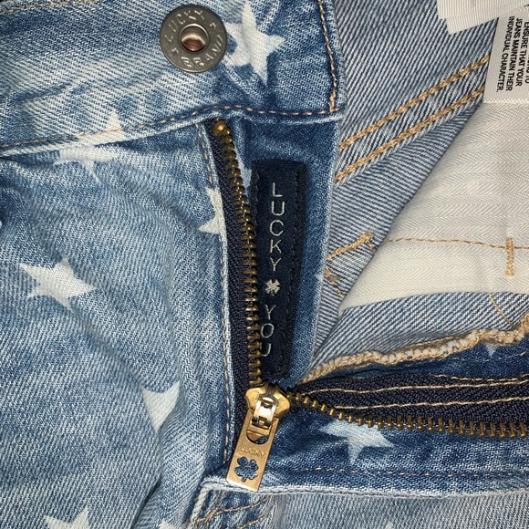 Lucky Brand Start Cut Off Shorts Jean Denim - Picture 2 of 3